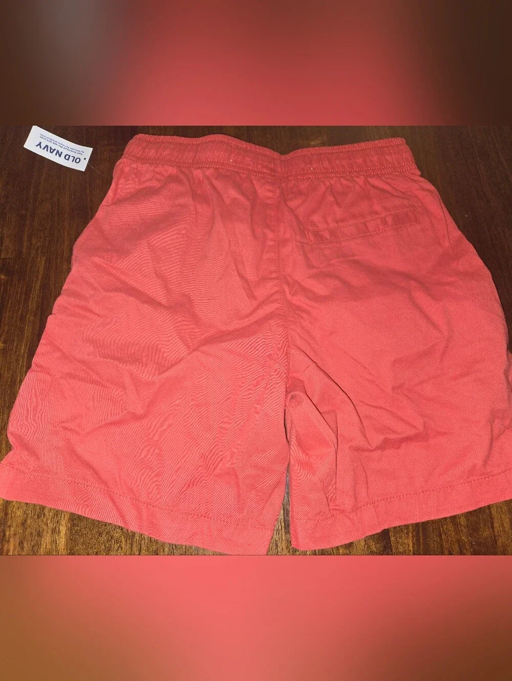 Old Navy Boys L (10-12) Coral-Red Drawstring  Shorts